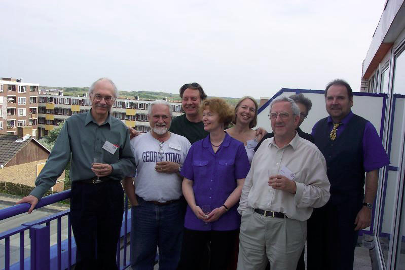 WAPCEPC board from 2000 to 2003 stood on a roof terrace
